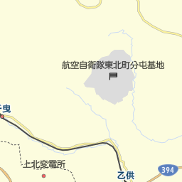 三沢基地の地図 地図マピオン