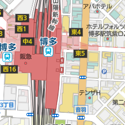 博多駅 福岡市博多区 駅 の地図 地図マピオン