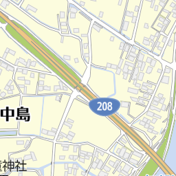 西鉄中島駅（柳川市/駅）の地図｜地図マピオン