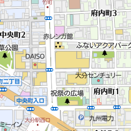 ｔｏｈｏシネマズアミュプラザおおいた 大分市 映画館 の地図 地図マピオン