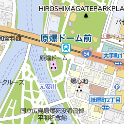 平和記念公園 広島市中区 公園 緑地 の地図 地図マピオン