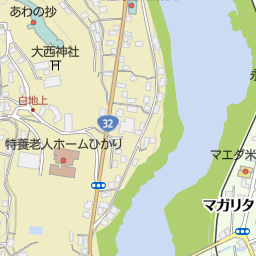 大西ひとみ書道英語塾 三好市 書道教室 の地図 地図マピオン