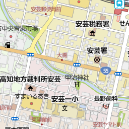 ボンニー 安芸店 安芸市 美容院 美容室 床屋 の地図 地図マピオン