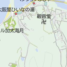 紀伊国海部郡 加太浦淡島神社図」彩色木版刷り 1枚|古地図 和本