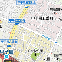 阪神甲子園球場 西宮市 野球場 の地図 地図マピオン