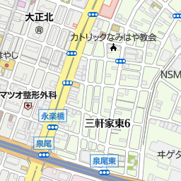 府道大阪臨海線 大阪市西成区 道路名 の地図 地図マピオン