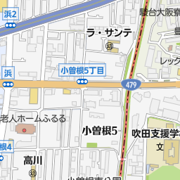 金太郎江坂店 吹田市 漫画喫茶 インターネットカフェ の地図 地図マピオン