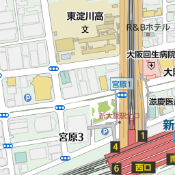 新大阪駅 大阪市淀川区 駅 の地図 地図マピオン