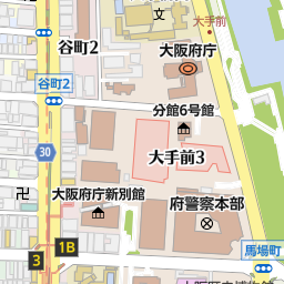 谷町四丁目駅 大阪市中央区 駅 の地図 地図マピオン