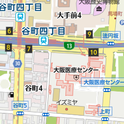 谷町四丁目駅 大阪市中央区 駅 の地図 地図マピオン