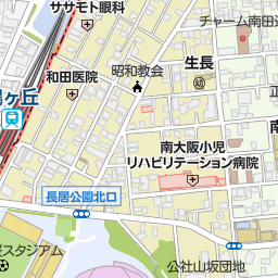 ヤンマースタジアム長居 大阪市東住吉区 イベント会場 の地図 地図マピオン