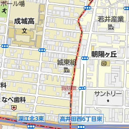 高井田中央駅 東大阪市 駅 の地図 地図マピオン