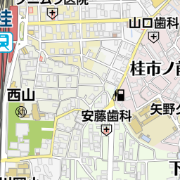 桂駅（京都市西京区/駅）の地図｜地図マピオン