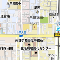 金太郎京都南店 京都市南区 漫画喫茶 インターネットカフェ の地図 地図マピオン