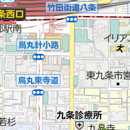 京都駅（京都市下京区/駅）の地図｜地図マピオン