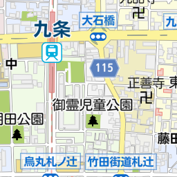 京都駅周辺地図 京都駅(京都市下京区/駅)の地図|地図マピオン