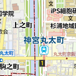 二条通（京都市中京区/道路名）の地図｜地図マピオン