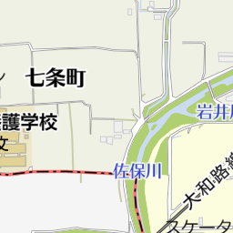国道24号線（奈良市/道路名）の地図｜地図マピオン