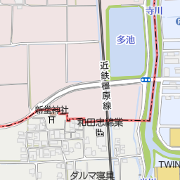 ユナイテッド シネマ橿原 橿原市 映画館 の地図 地図マピオン