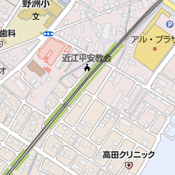 野洲駅 野洲市 駅 の地図 地図マピオン