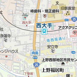 上野市駅 伊賀市 駅 の地図 地図マピオン