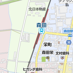 森田駅 福井市 駅 の地図 地図マピオン