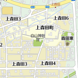 森田駅 福井市 駅 の地図 地図マピオン