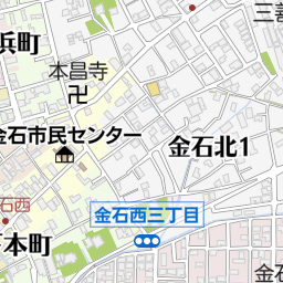 石川県金沢市金石西２丁目２の地図(36.60184809237975,136.58876166666667)｜地図マピオン