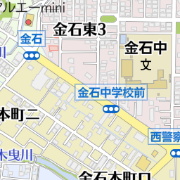 石川県金沢市金石西２丁目２の地図(36.60184809237975,136.58876166666667)｜地図マピオン