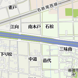 西尾張中央道 一宮市 道路名 の地図 地図マピオン