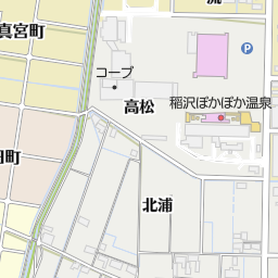 稲沢ぽかぽか温泉 稲沢市 日帰り温泉施設 の地図 地図マピオン