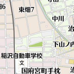 稲沢市立稲沢中学校（稲沢市/中学校）の地図｜地図マピオン
