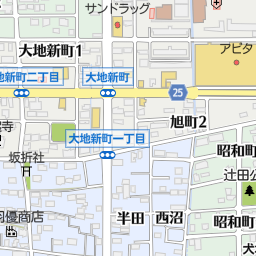 大地整形外科 岩倉市 病院 の地図 地図マピオン