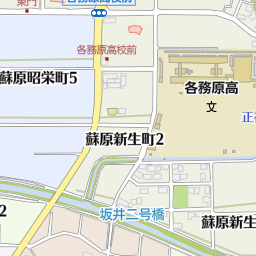 岐阜県立各務原高等学校 各務原市 高校 の地図 地図マピオン