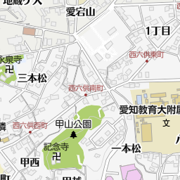 愛知教育大学附属養護学校 岡崎市 特別支援学校 養護学校 ろう学校 盲学校 の地図 地図マピオン