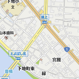 吉田大橋 豊橋市 橋 トンネル の地図 地図マピオン