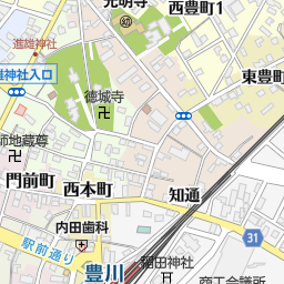 豊川駅 豊川市 駅 の地図 地図マピオン