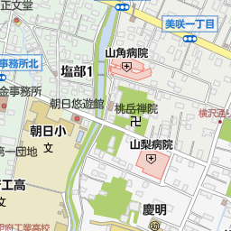 地図 甲府 市 山梨県甲府市の地図（ストリートビュー、渋滞情報、衛星画像）