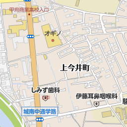 甲斐日産自動車株式会社 ｇｅｔ ｕマート本店 甲府市 中古車ディーラー 販売 の地図 地図マピオン