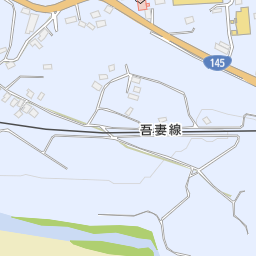 群馬大津駅 吾妻郡長野原町 駅 の地図 地図マピオン