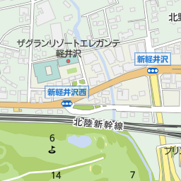 軽井沢 プリンスショッピングプラザ 北佐久郡軽井沢町 アウトレット ショッピングモール の地図 地図マピオン