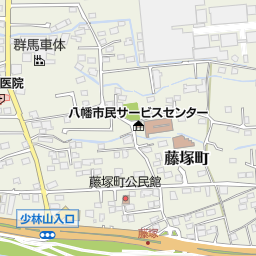 群馬八幡駅 高崎市 駅 の地図 地図マピオン