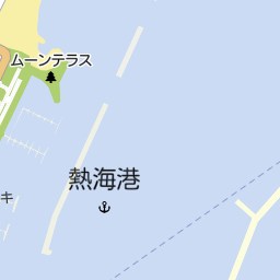 熱海駅 熱海市 駅 の地図 地図マピオン