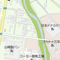 山崎製パン株式会社 伊勢崎工場 伊勢崎市 食品 の地図 地図マピオン