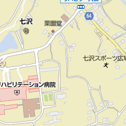 神奈川リハビリテーション病院 厚木市 病院 の地図 地図マピオン