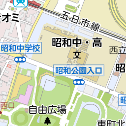 国営昭和記念公園（立川市/公園・緑地）の地図｜地図マピオン