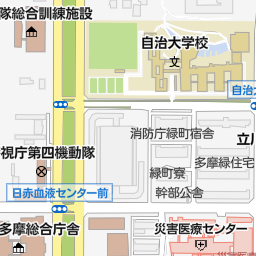 国立病院機構 災害医療センター 立川市 病院 の地図 地図マピオン
