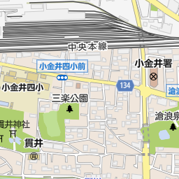 ラハイナ 小金井市 美容院 美容室 床屋 の地図 地図マピオン