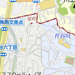 環2般若寺（横浜市港南区/地点名）の地図｜地図マピオン