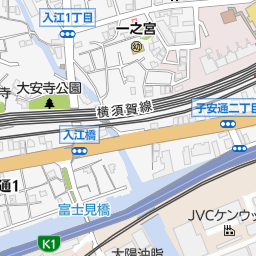 京急新子安駅 横浜市神奈川区 駅 の地図 地図マピオン